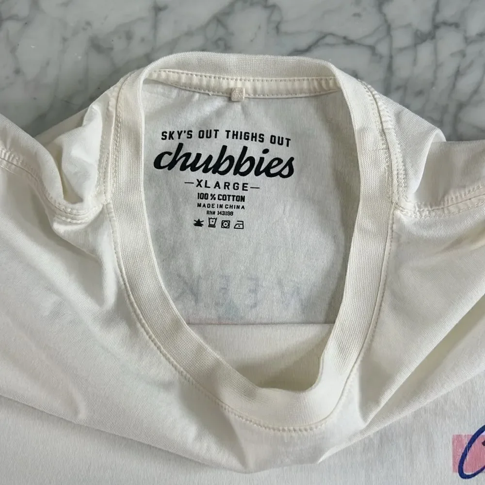 Chubbies T-Shirt Men's XL 90’s Weekend Has Arrived Long Sleeve Tee Pullover